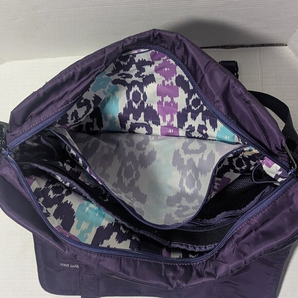 Lululemon Urban Yogini Messenger Bag in Royal Purple - Picture 12 of 16